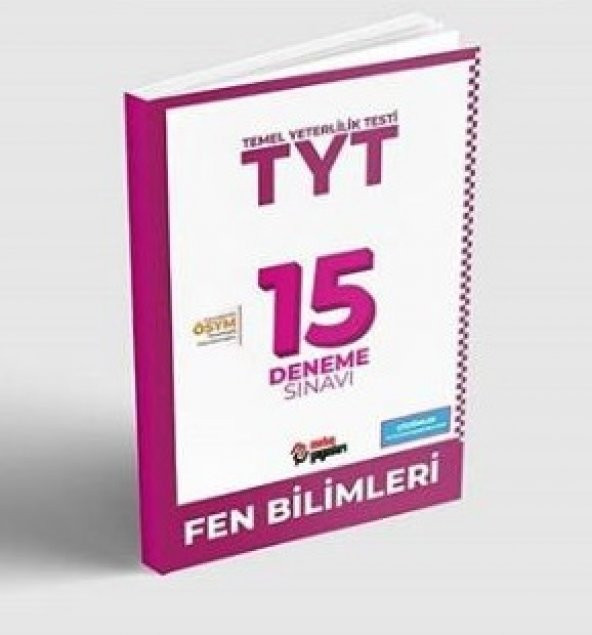 Metin Yayınları TYT Fen Bilimleri 15 Deneme Sınavı
