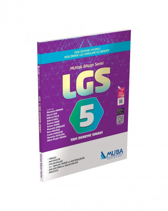 Muba Yayınları 8.Sınıf LGS 5 Deneme Sınavı