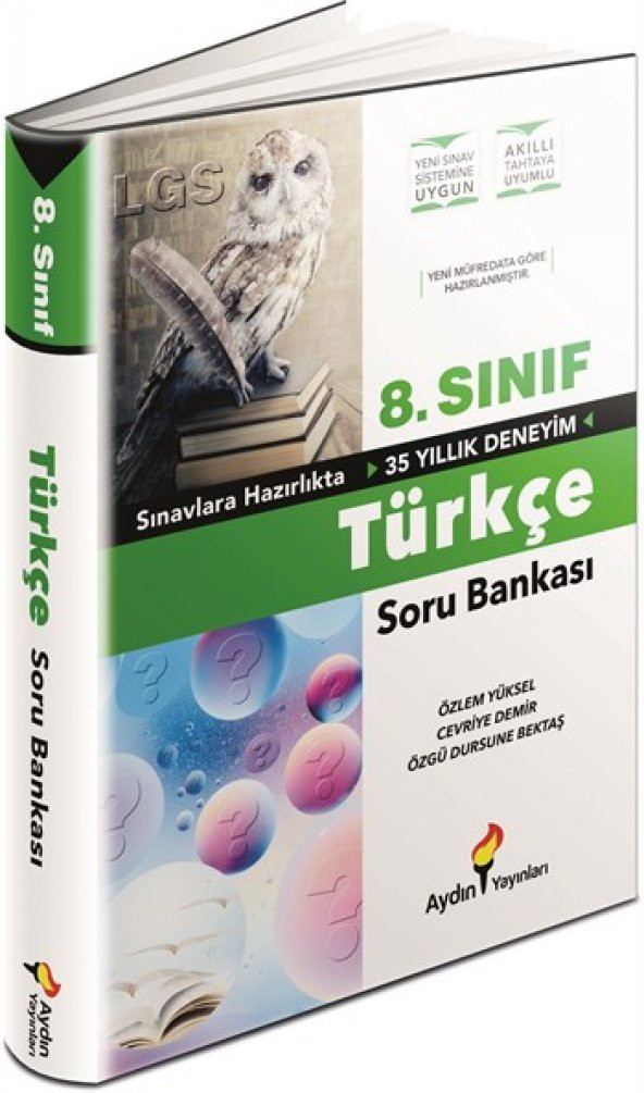 AYDIN YAYINLARI 8. Sınıf Türkçe Soru Bankası