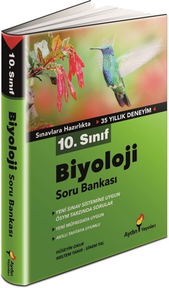 Aydın Yayınları 10. Sınıf Biyoloji Soru Bankası