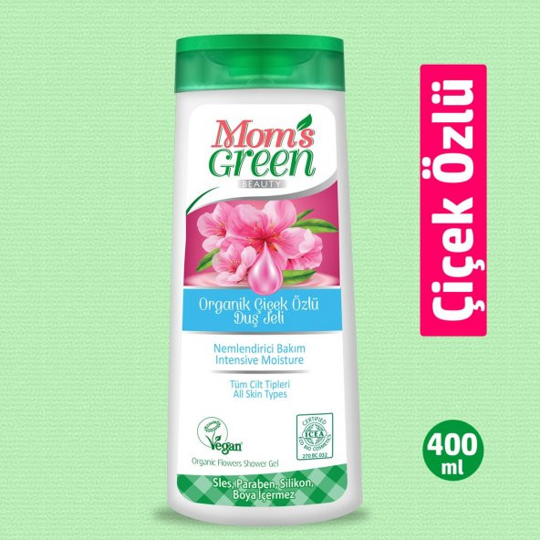 Mom’s Green Organik Çiçek Özlü Duş Jeli - 400 ml