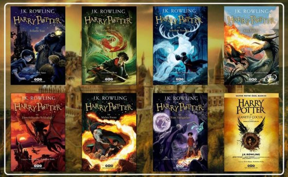 Harry Potter 8 Kitap Set - J.K Rowling (Kutusuz)