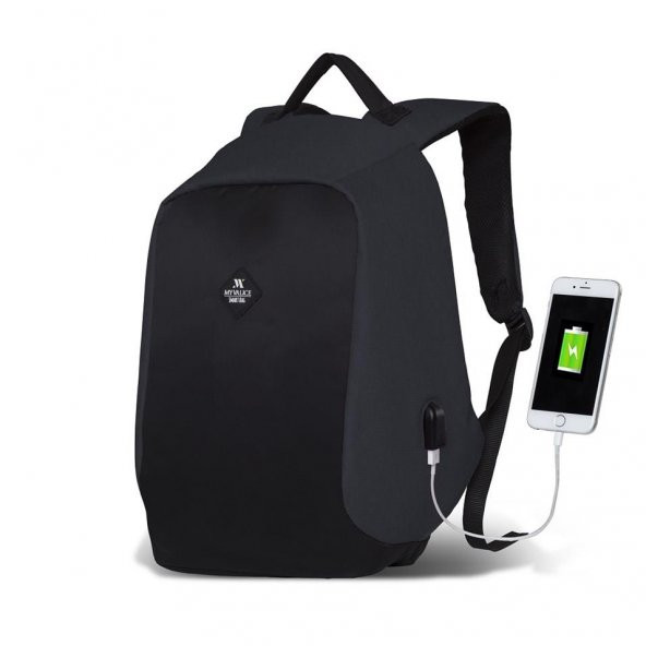 My Valice Smart Bag SECRET Usb Şarj Girişli Akıllı Sırt Çantası