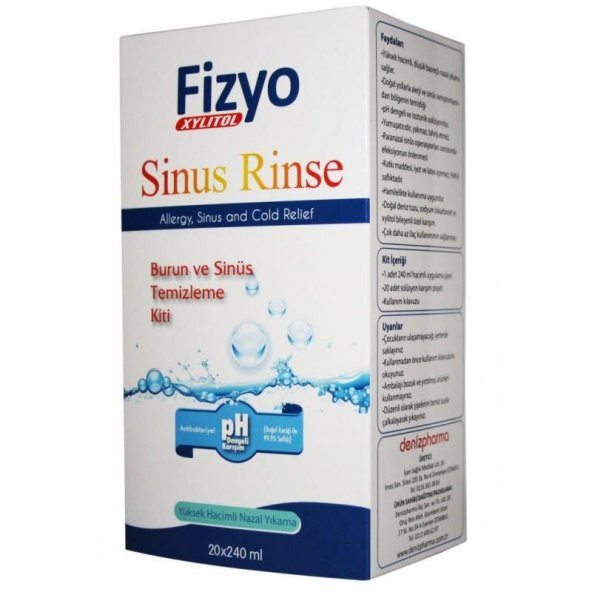 DNZ Fizyo Sinus Rinse Burun ve Sünis Temizleme Kiti