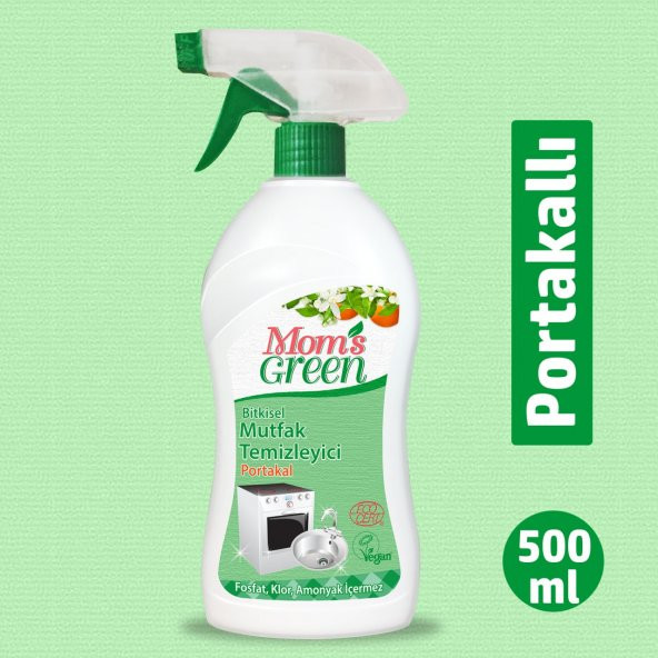 Mom's Green Bitkisel Mutfak Temizleyici PORTAKAL - ECO 500 ml
