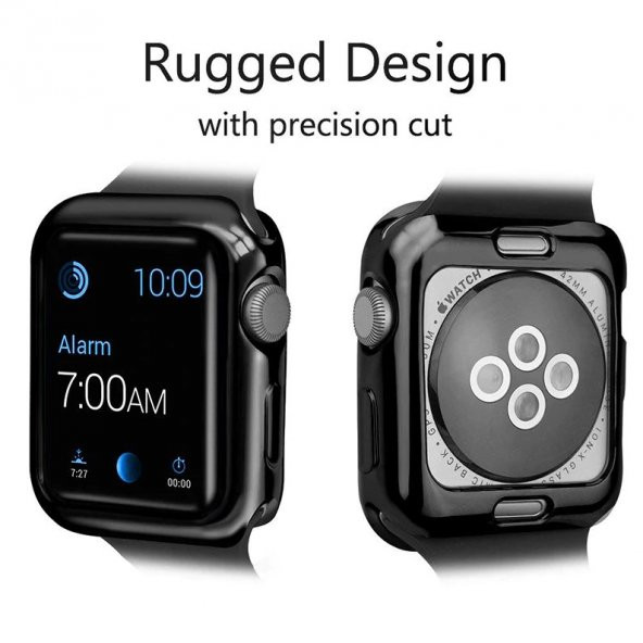 Apple Watch Series 2 3 GPS 38mm 38 Mm Kapak Kılıf Silikon Koruma - 5