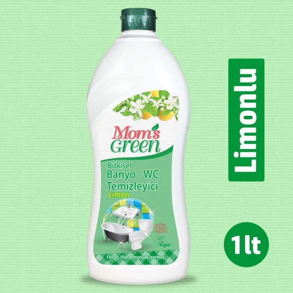 Mom's Green Bitkisel Banyo Temizleyici - LİMON ECO 1 LT