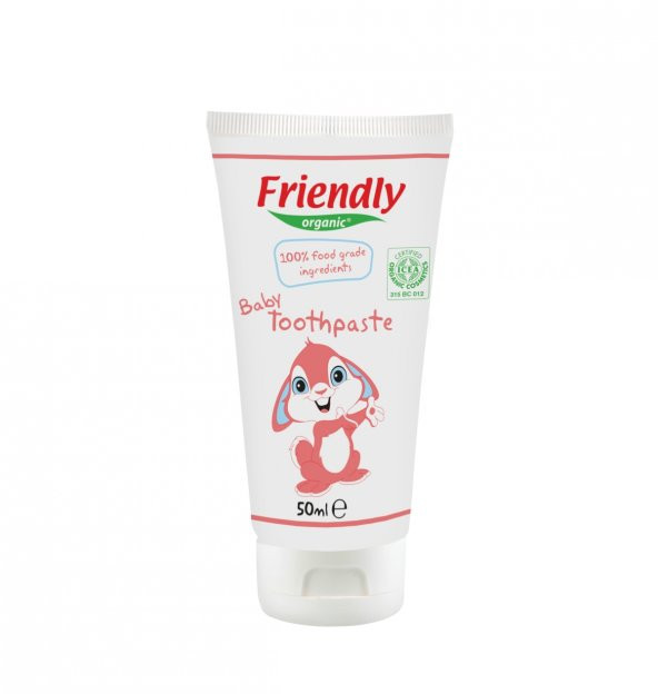 Friendly Organic Bebek Jel Diş Macunu Ahududu Aromalı 50 ml - 2