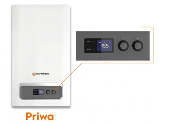 Warmhaus Priwa 24 Kw (20.000 Kcal) Tam Yoğuşmalı Kombi(BACA DAHİL) - 1