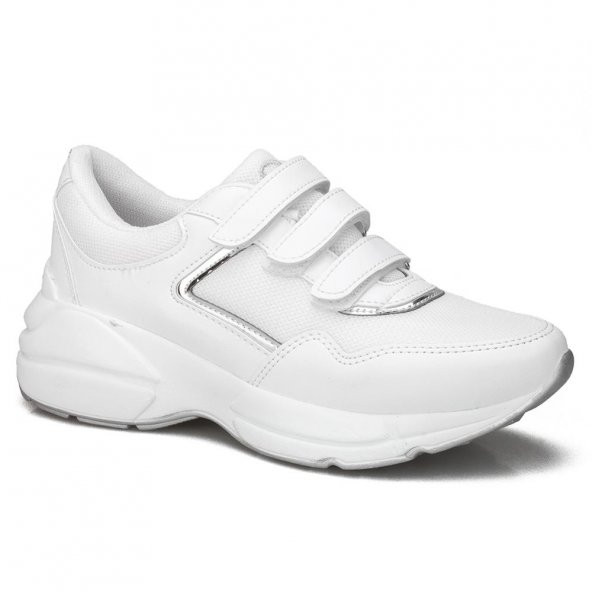 DarkStep Beyaz Kadın Sneaker Ayakkabı