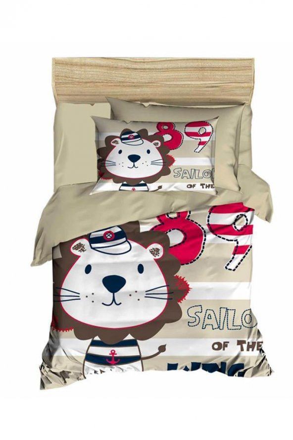 Dijital Baskılı 3d Bebek Nevresim Takımı Sailor Kahve - 2