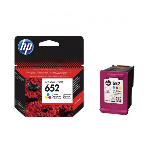 HP Ink Advantage 652 Üç Renkli Orijinal Kartuş