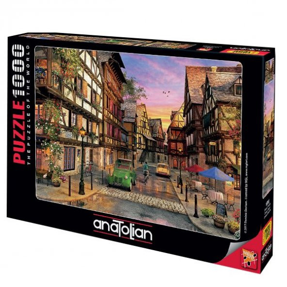 Anatolian 1000 Parça Puzzle Colmar Sokağı 1055