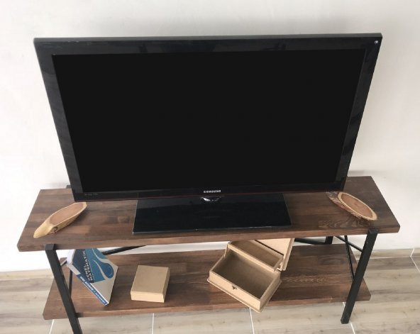 Masif Ahşap Tv Ünitesi 140 cm T002 - 4