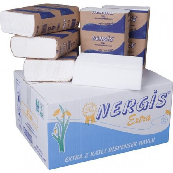 Nergis Extra Dispenser Z Katlı Kağıt Havlu