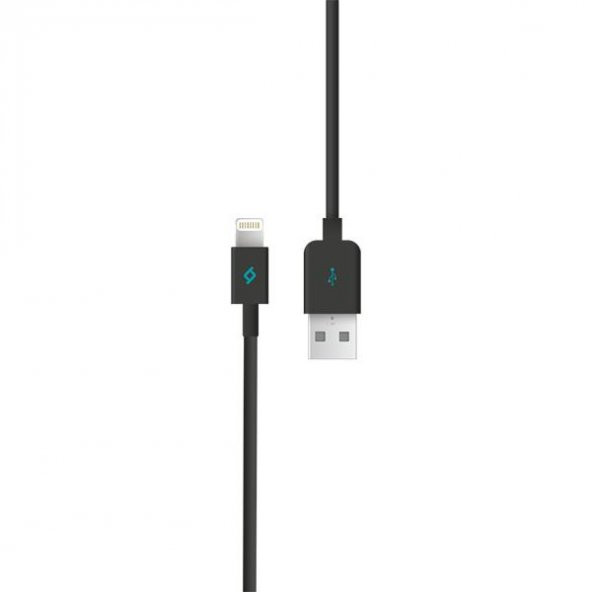 2DKM01S ttec MFi iPhone Lisanlı Şarj Kablosu Siyah
