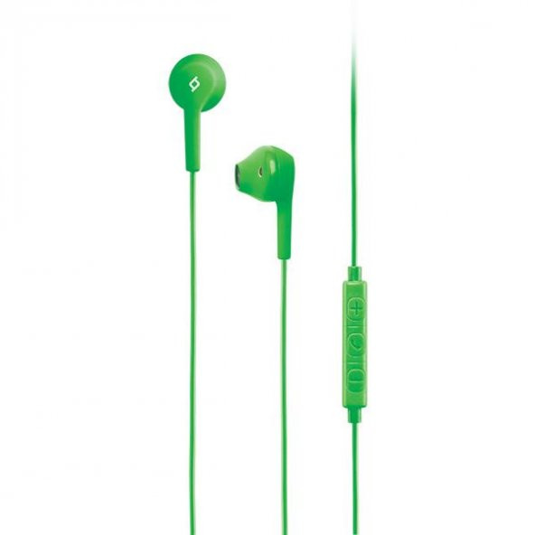 ttec Rio Kumandalı ve Mikrofonlu Kulakiçi Kulaklık Yeşil