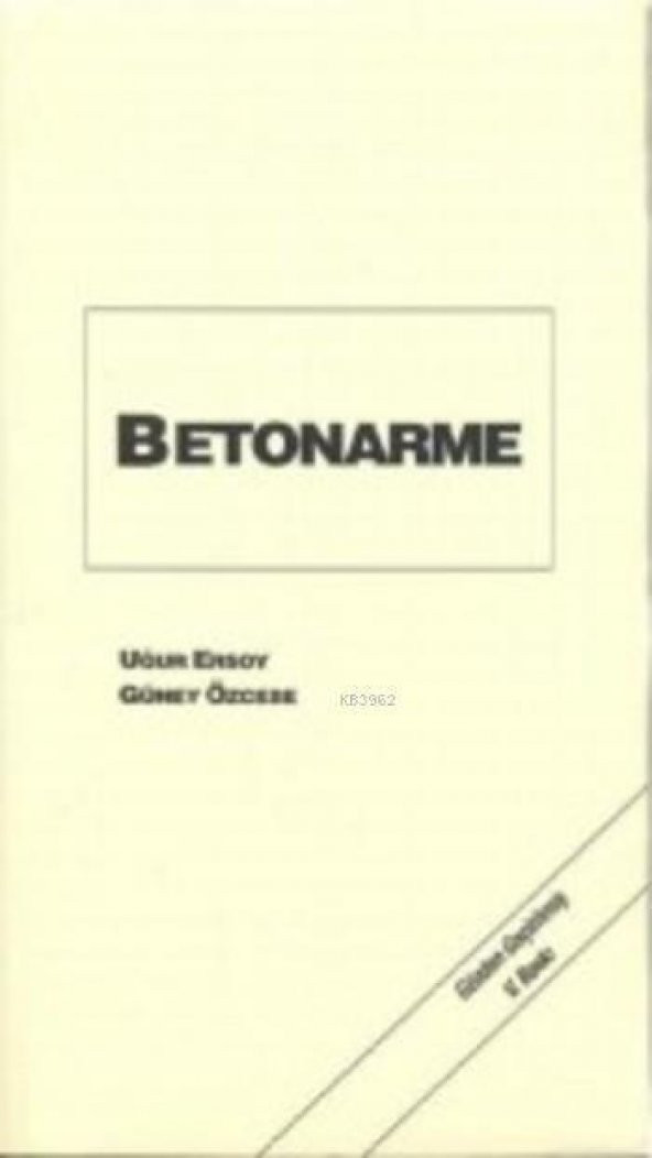 Betonarme - Güney Özcebe, Uğur Ersoy - 1