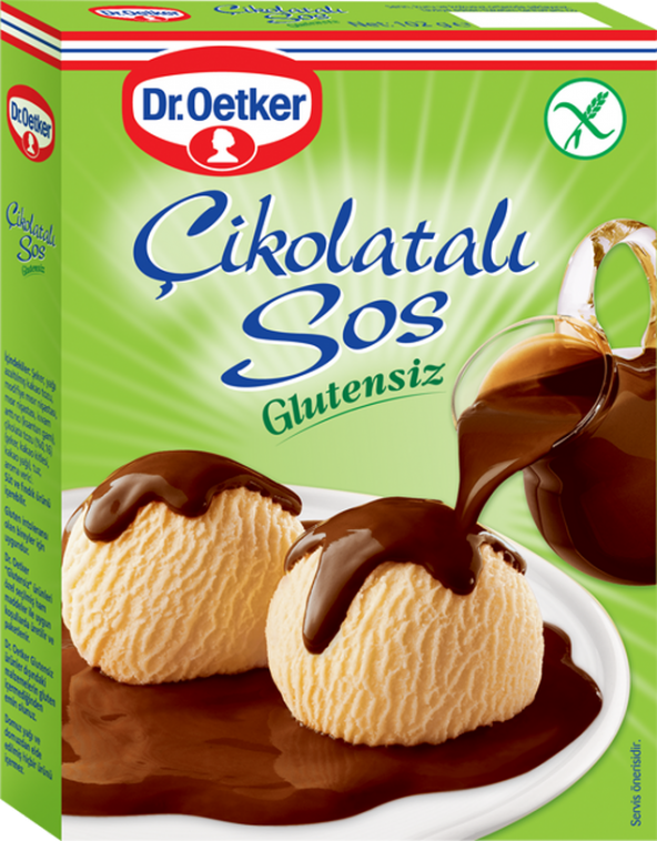 Dr.Oetker Glutensiz Çikolatalı Sos 128 gr