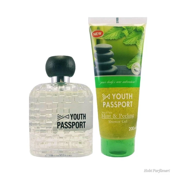 Youth Passport Men Edp 100ml + 200ml Duş Jeli Erkek Parfüm Seti Barcode