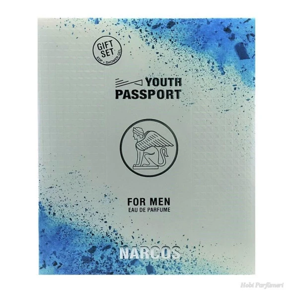 Youth Passport Men Edp 100ml + 200ml Duş Jeli Erkek Parfüm Seti Narcos