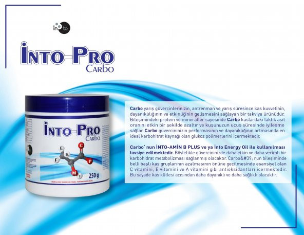 Into Pro Carbo Güvercin Protein Mineral Kas Geliştiri Yem Katkısı 250Gr - 2
