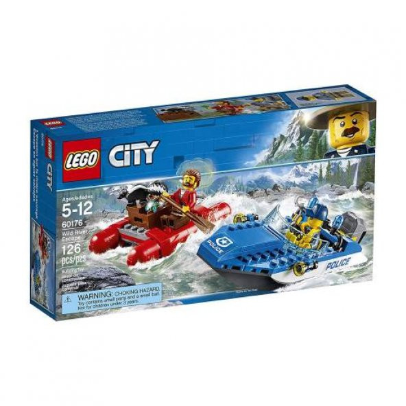 Lego City 60176 Vahşi Nehir Kaçışı 5 -12 yaş 126 parça