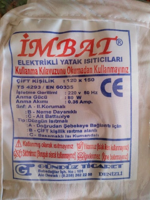 İmbat Çift Kişilik Elektrikli Battaniye - 4