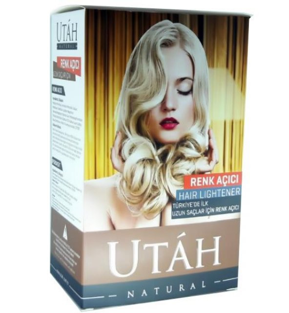 Utah Uzun Saçlar Saç Açıcı Set Toz 100 gr + Oksidan 200 ml 40 Wolüme