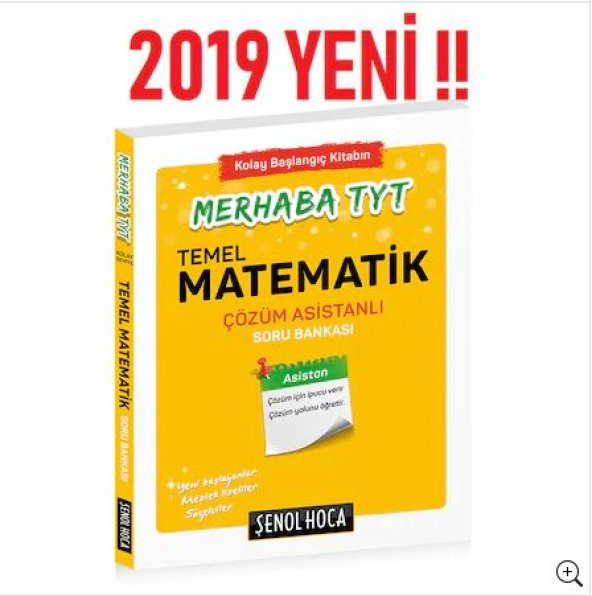 Şenol Hoca Yayınları Merhaba YKS TYT Temel Matematik Soru Bankası