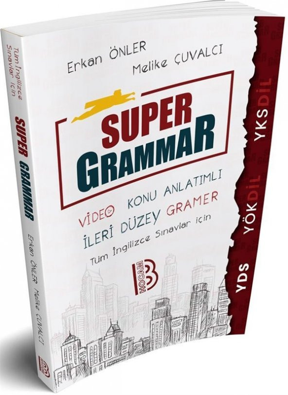 Benim Hocam Yayınları YDS YÖKDİL YKSDİL Super Grammar Video Konu Anlatımlı İleri Düzey Gramer