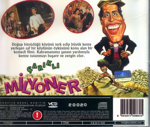 Kemal Sunal-Çarıklı Milyoner-Vcd - 2