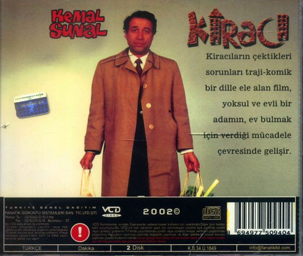 Kemal Sunal- Kiracı-Vcd - 2