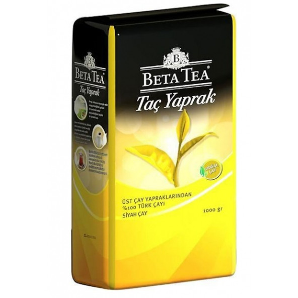 Beta Tea Taç Yaprak Siyah Dökme Çay 2 x 1 KG