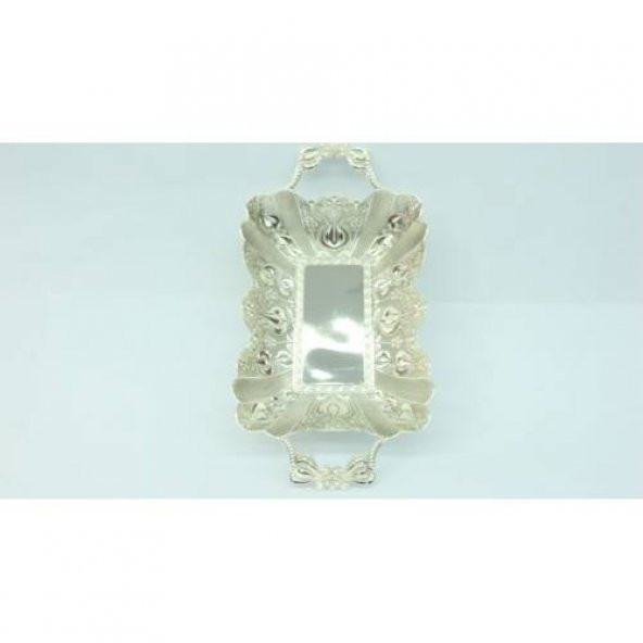 GMS Şekerlik Meyvelik Gümüş Renk Solmaz 40*20 - 2