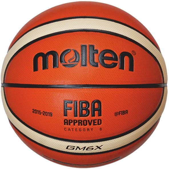 Molten FIBA Onaylı Deri 6 No Basketbol Topu BGM6X