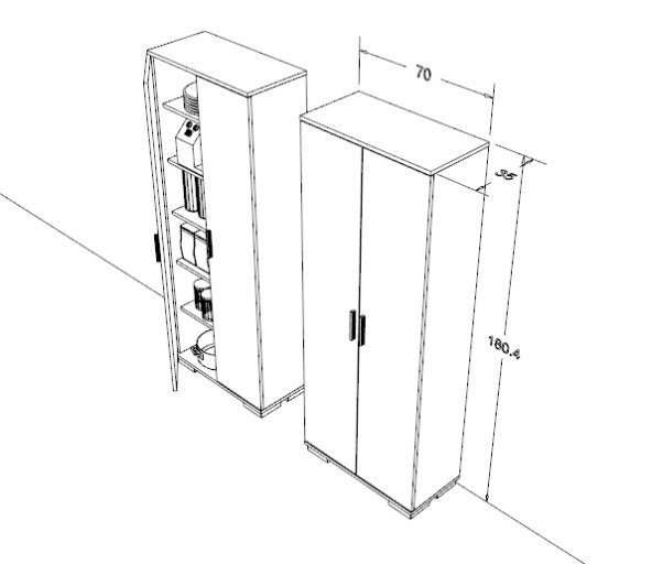 İki Kapaklı Dolap - 2