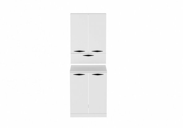 MOBAKS TOPKAPI ÇAMAŞIR MAKİNESİ DOLABI ALT  ÜST MODÜL SET - 4
