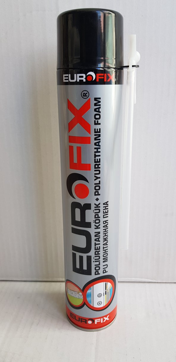 Eurofix poliüretan köpük pipetli 600 ml