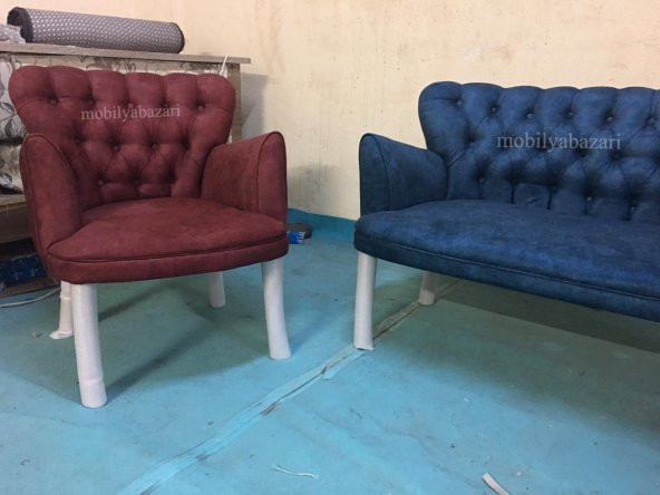 Vega Çay Seti Tekli Koltuk, Berjer, Salon, Balkon - 2