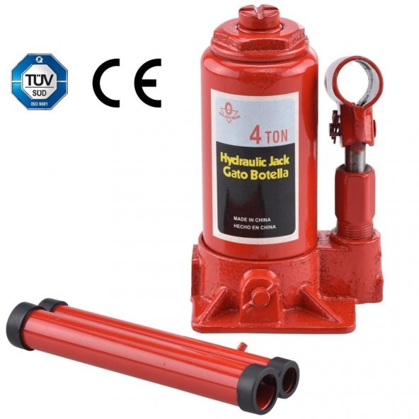 2 / 3 / 4 Ton Tüv Onaylı Hidrolik Şişe Kriko Kolay Araç Krikosu - 1