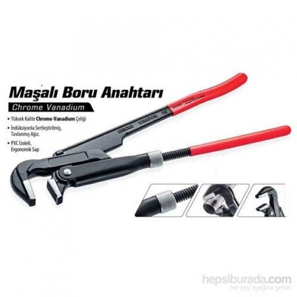 RAMBO TOOLS Maşalı Boru Anahtarı 1inç 90° - 1