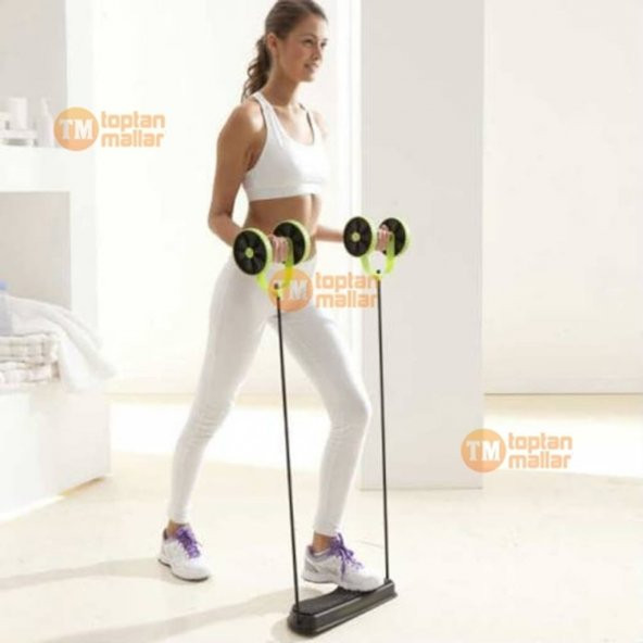 Revoflex MultiFlex Tekerlekli Egzersiz Spor Aleti Mekik Sehpası - 3