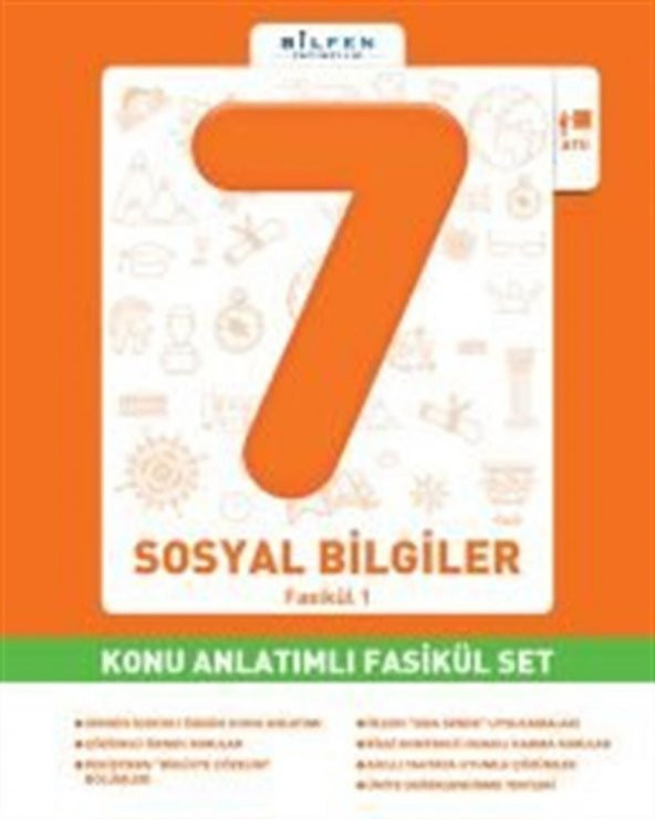 Bilfen Yayınları 7. Sınıf Sosyal Bilgiler Konu Anlatımlı Fasikül