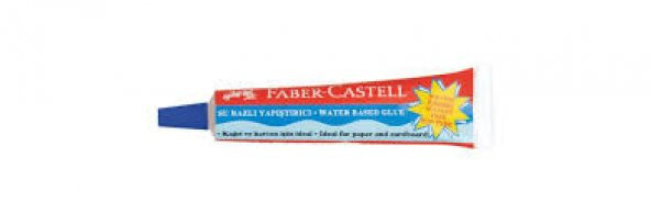 Faber-Castell Su Bazlı Sıvı Yapıştırıcı 7Gr 179645 (Solvent İçerm