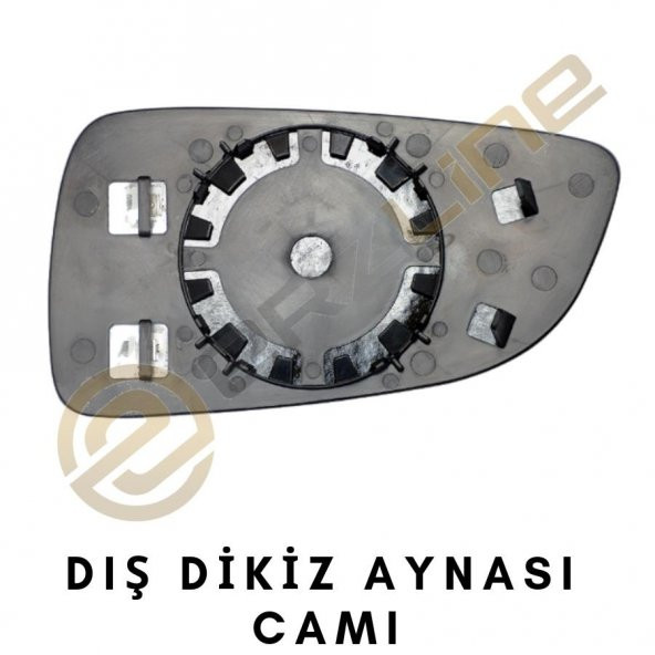 Opel Astra H 2004-2009 Dış Dikiz Ayna Camı Isıtmalı Sağ 99199