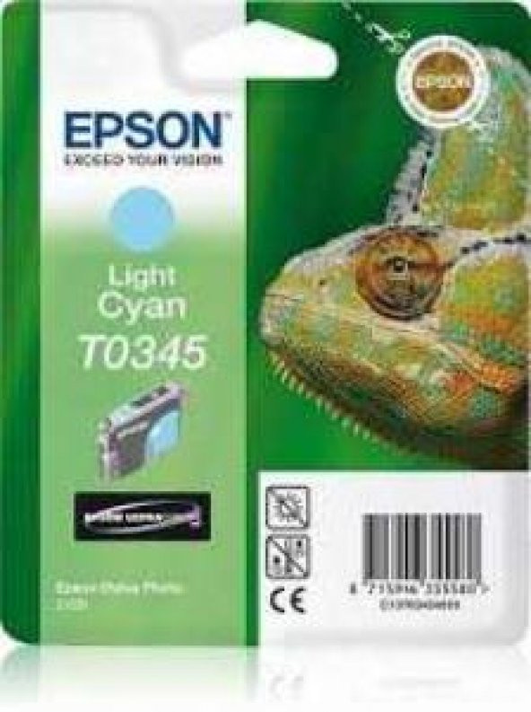 Epson T0345 Orjinal Açık Mavi Kartuş C13703454020
