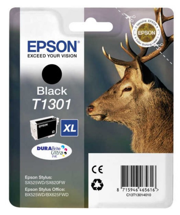 Epson C13T13014020 Orjinal Siyah Kartuş T1301XL
