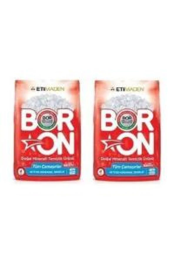 Boron Beyazlar için 4 kg Toz Deterjan 2 Adet