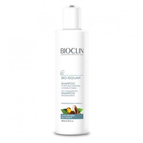 Bioclin Bio-Squam Yağlı Saç Kepek Şampuanı 200 ml